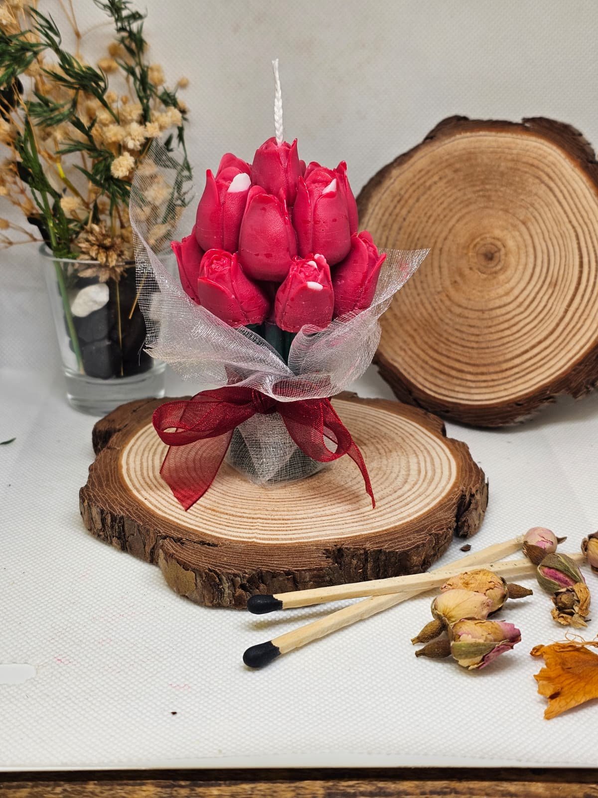 romantic handmade candle gift UK